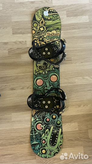 Детский сноуборд burton 130 см комплект