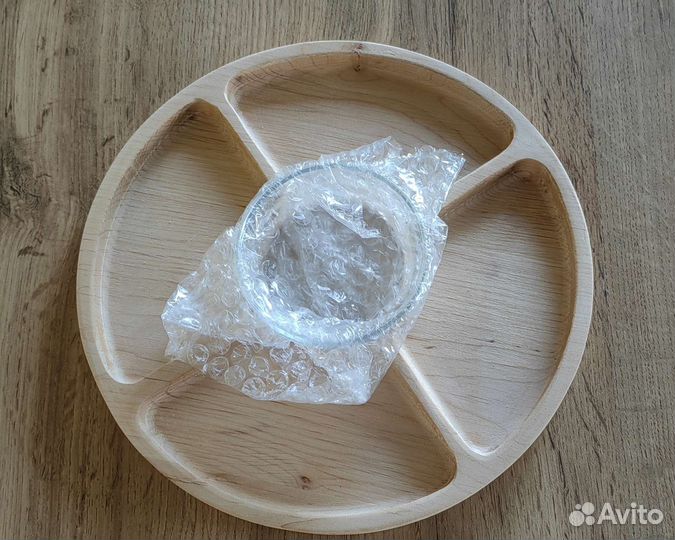 Менажница деревянная новая