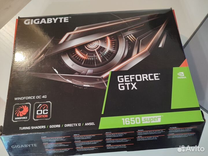 Видеокарта Gigabyte GTX 1650 Super