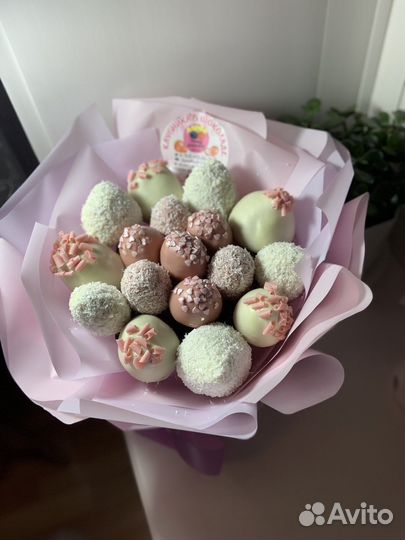 Букет из клубники в шоколаде