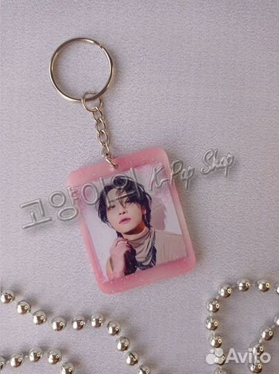 Брелок из эпоксидной смолы Stray Kids, Ateez