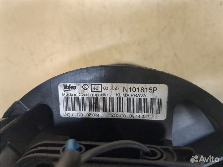 Двигатель отопителя Peugeot 107, 2010