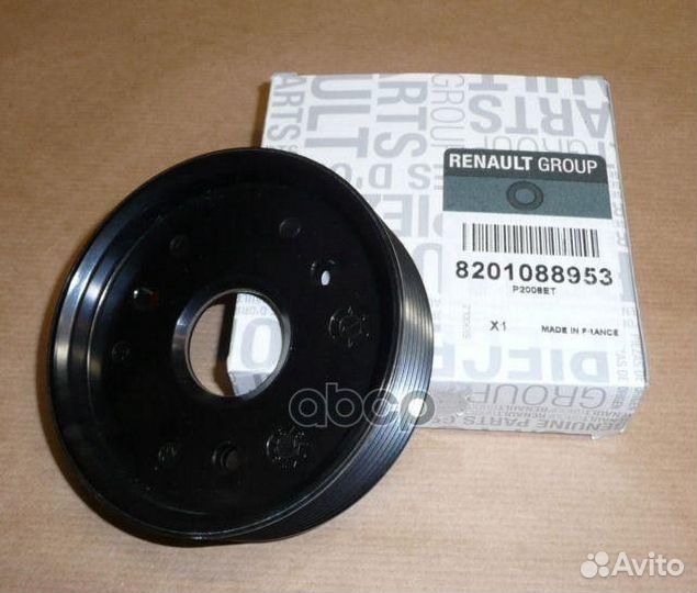 Шкив насоса гура Renault Trafic II Phase 09