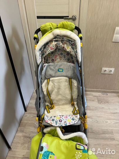 Детские санки коляска nika