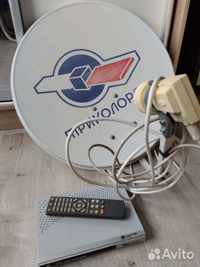 Антена и ресивер триколор