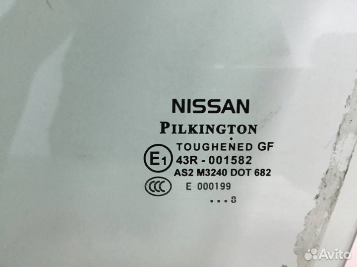Стекло двери передней левой Nissan Qashqai J10 200