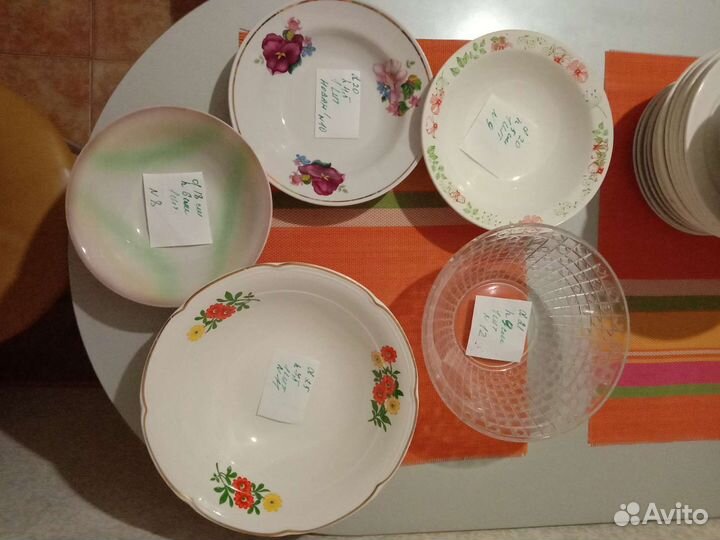 Тарелки глубокие, плоские, новые