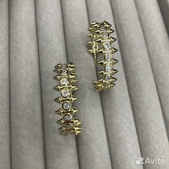 Серьги конго в стиле Clash DE Cartier