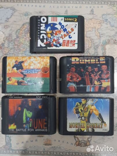 Картриджи на sega