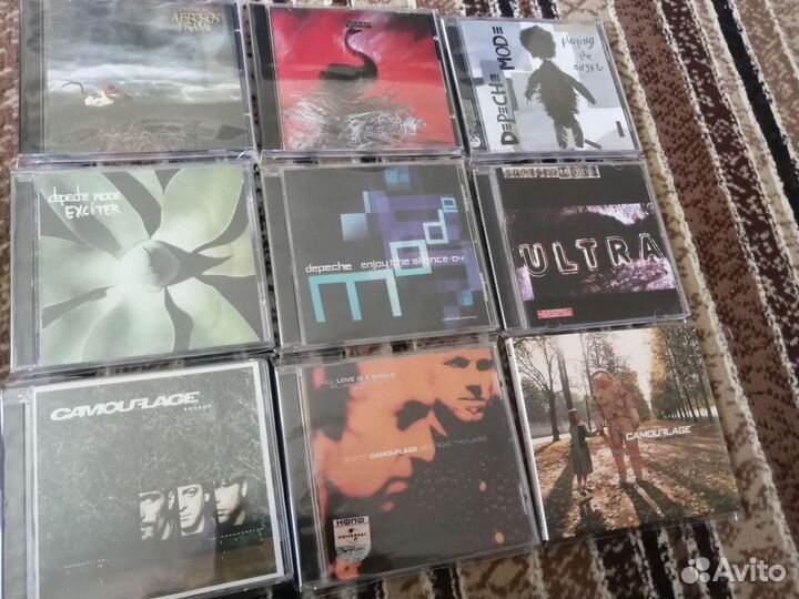Cd диски Depeche mode, Camouflage и другие