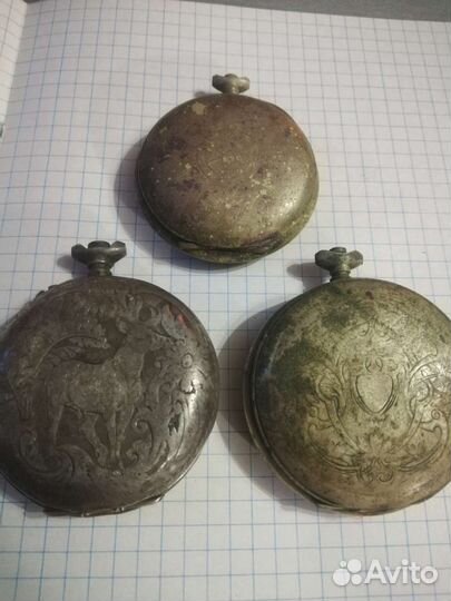 Трое Часов дореволюционных на запчасти