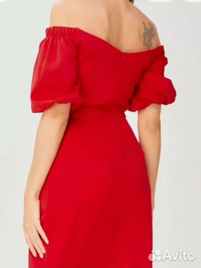 Платье вечернее с разрезом