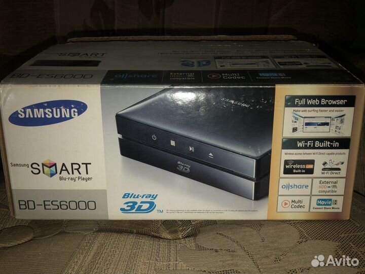 3D SMART Blu-ray плеер Samsung с WiFi