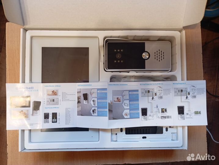 Комплект видео домофона