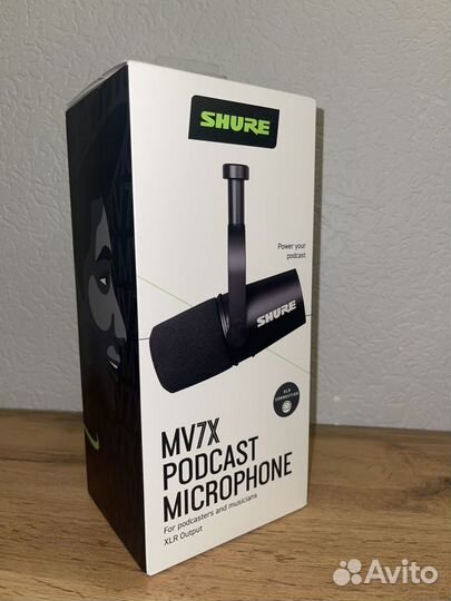 Микрофон Shure mv7x, оригинал, новые