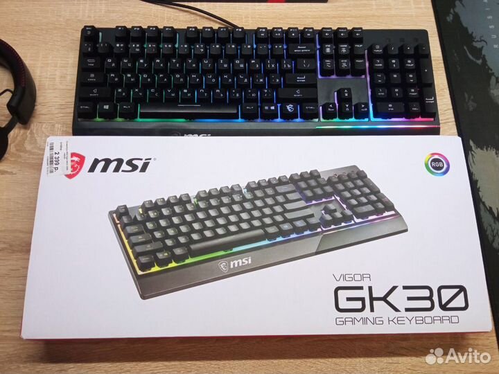 Клавиатура проводная MSI Vigor GK30