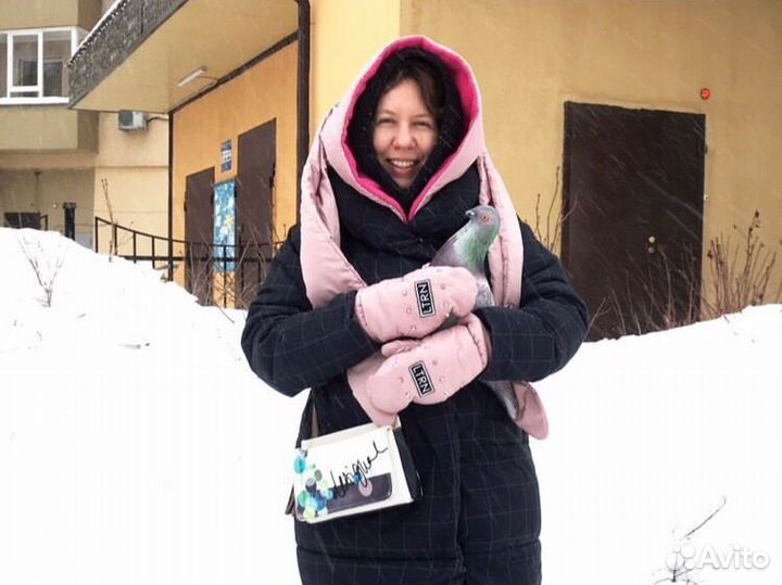 Капюшон и варежки утепленные розовые комплект