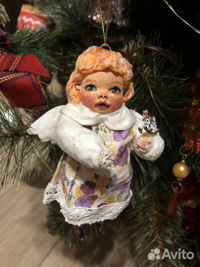 Ватные ёлочные игрушки