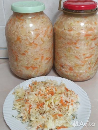 Капуста квашеная, огурцы,помидоры,желе и др