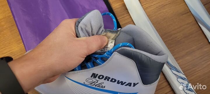 Лыжи беговые nordway в комплекте