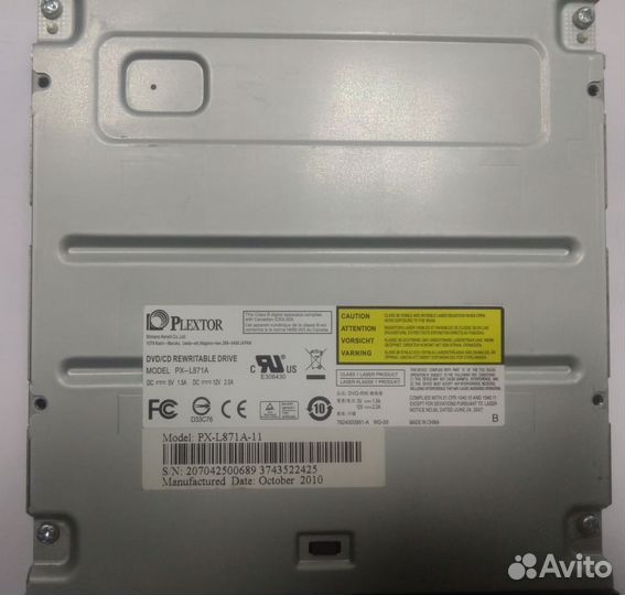 DVD привод Plextor PX -L871A