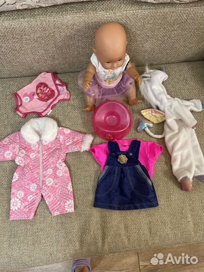 Кукла бэби борн и одежда к ней