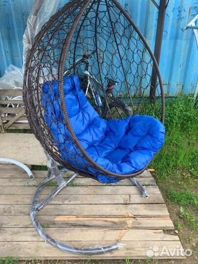 Качели кокон в ротанге