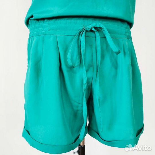 Бирюзовый лёгкий Комбинезон комбез шорты 46-48