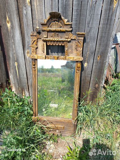 Зеркало старинное в раме