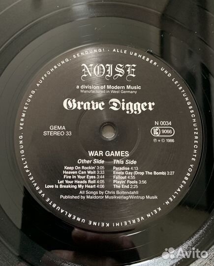 Grave Digger – War Games