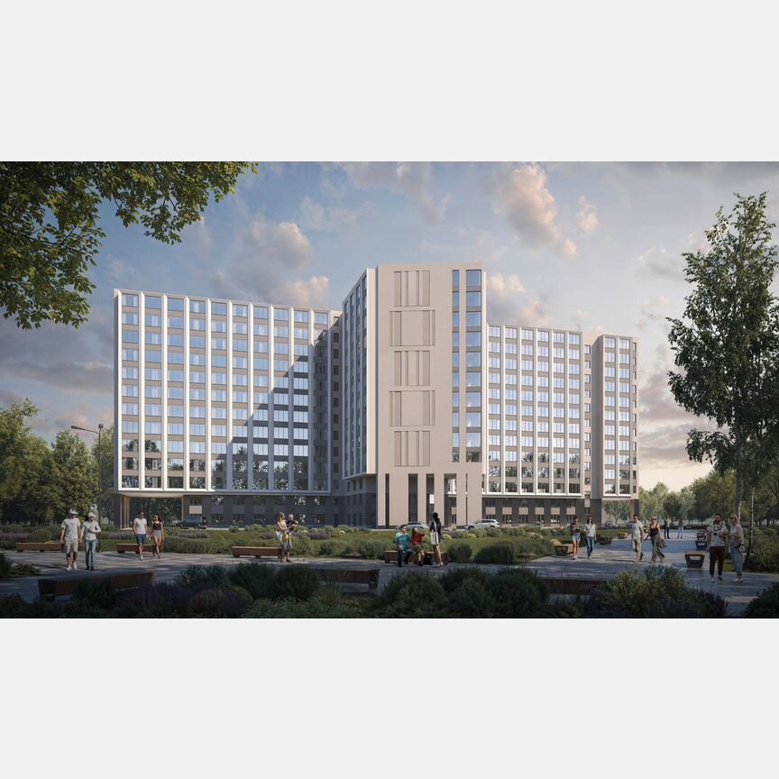 1-к. апартаменты, 20 м², 4/13 эт.