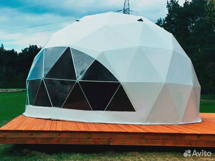 Шатры для глэмпинга геокупол геосфера