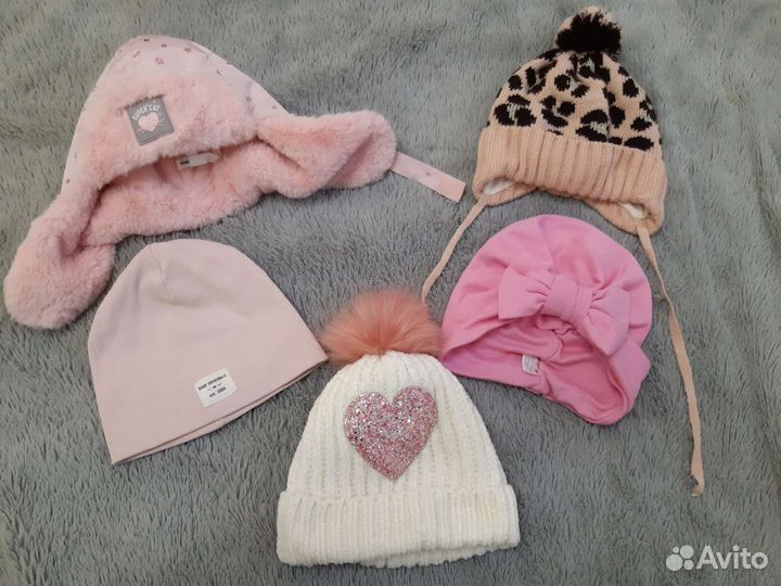 Шапки для девочки 50-52