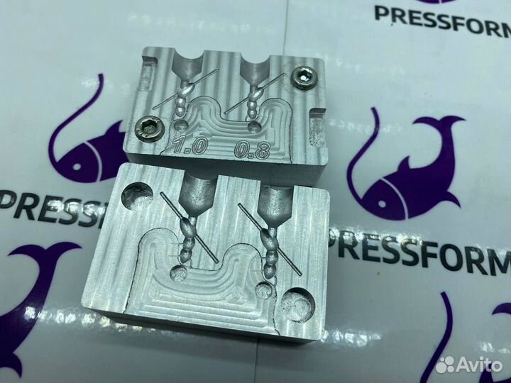 Форма чпу для литья мормышек (Муравей 3-х головый)