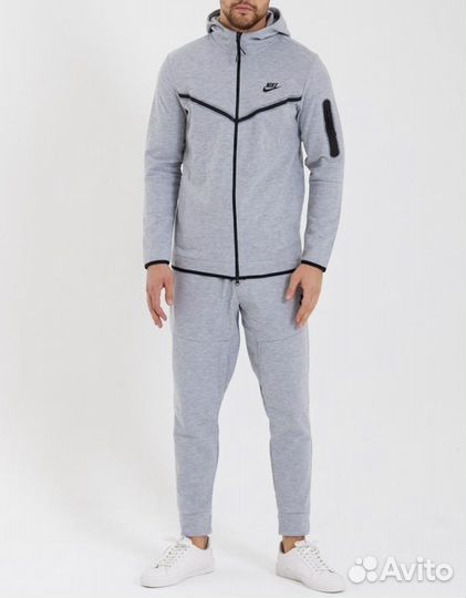 Спортивный костюм Nike Air Tech S-XL серый мужской
