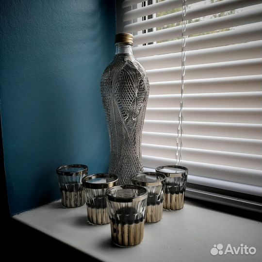 Набор СССР для крепких напитков штоф стопки винтаж