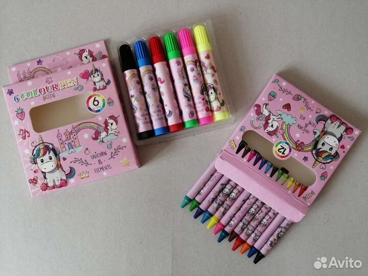 Набор канц.товаров Единорожки