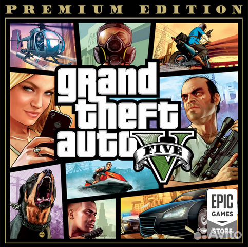 Игра Grand Theft Auto V premium edition Лицензия