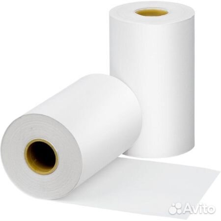 Чековая лента 57мм, намотка 5м, втулка 12мм