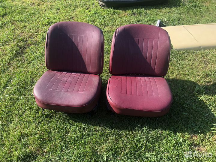 Красные сиденья ваз 2103-06