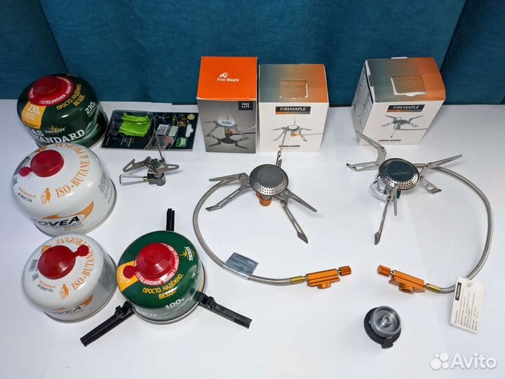 Горелка титановая Firemaple, BRS, баллоны и наборы