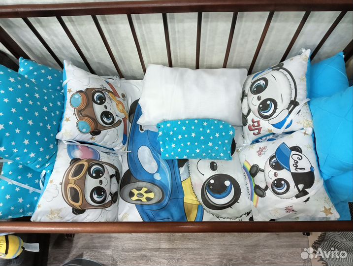 Балдахин и бортики в детскую кроватку