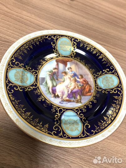 Антикварная тарелка. Венская мануфактура