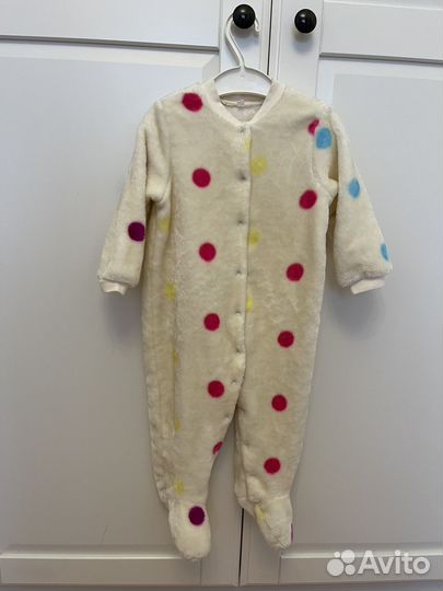 Комбинезон махровый 80