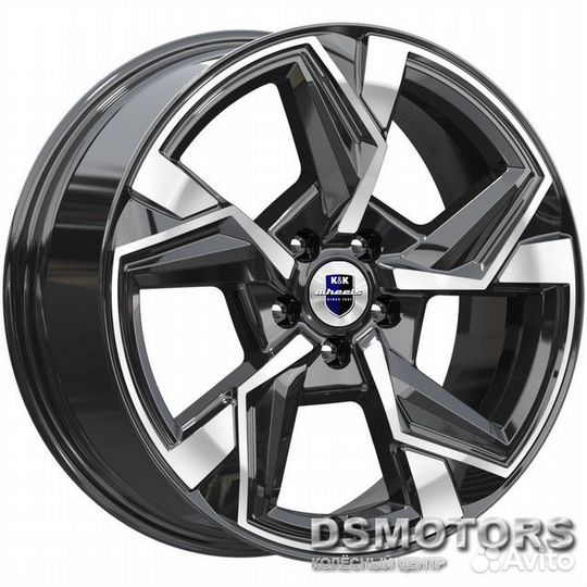 Диски Кайан 7.5/18 5x114.3 ET45 d67.1 алмаз чёрный