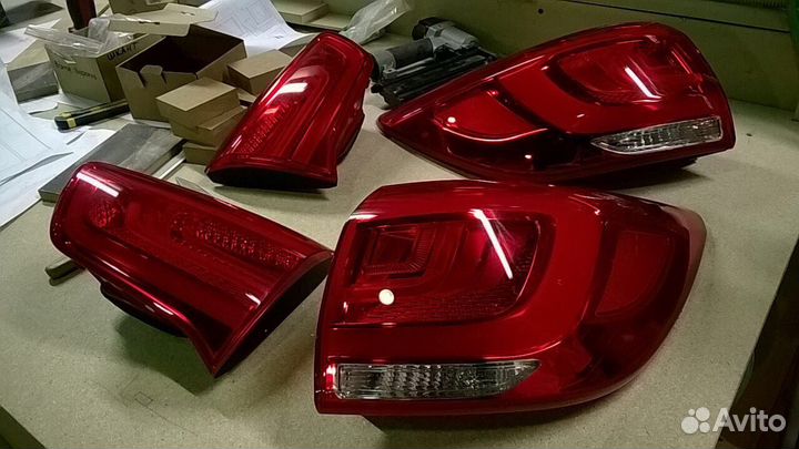 Задние Фанари на киа спортаж 3 рейсталинг лед LED