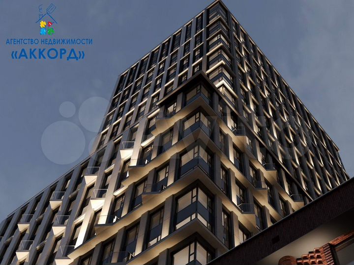 1-к. квартира, 54,1 м², 15/27 эт.