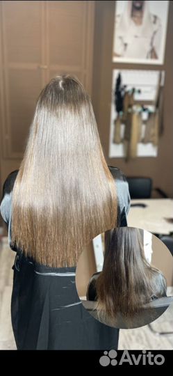 Наращивание волос, коррекция