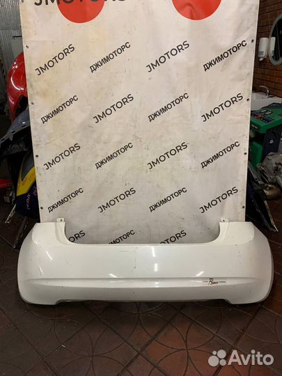 Задний бампер Ниссан Нот E12 2012-2016 белый