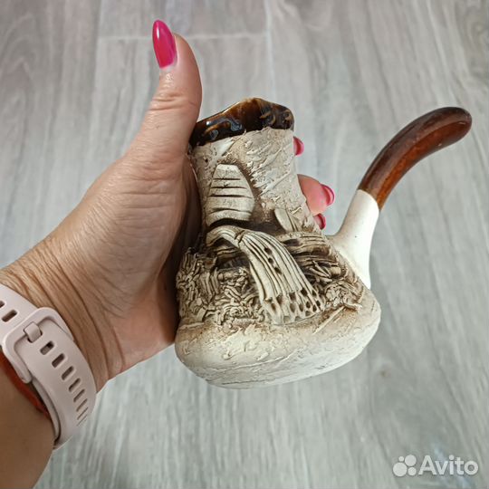 Турка и 2 чашки керамика